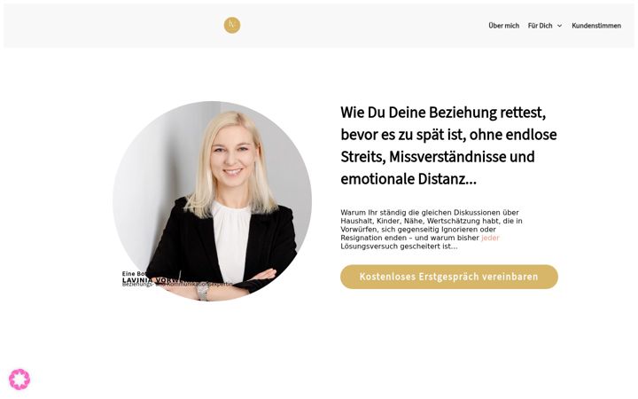 Screenshot of laviniavorwerk.com