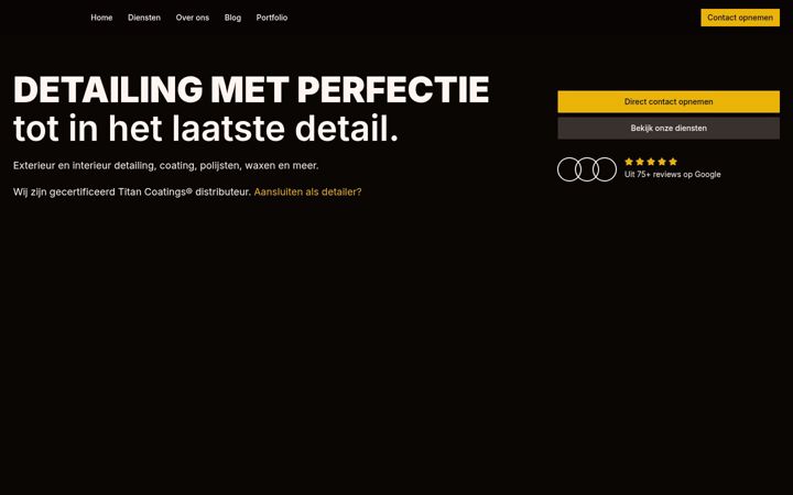 Screenshot of lavis-detailing.nl