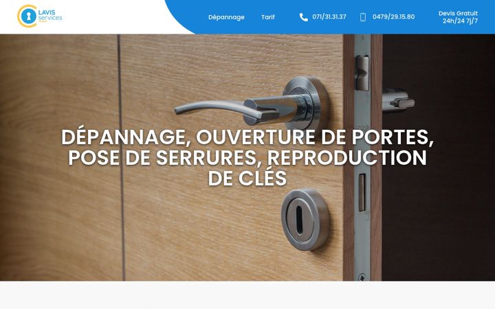 Screenshot of lavis-services.be