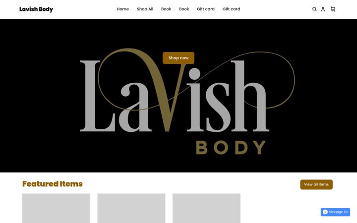 Screenshot of lavish-body.com