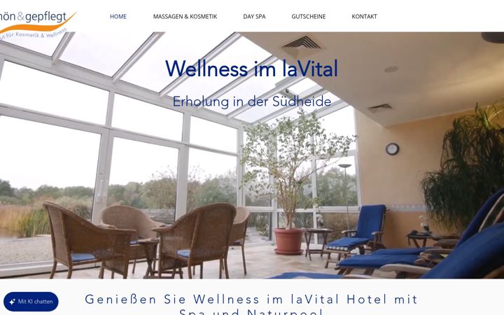 Screenshot of lavital-wellness.de