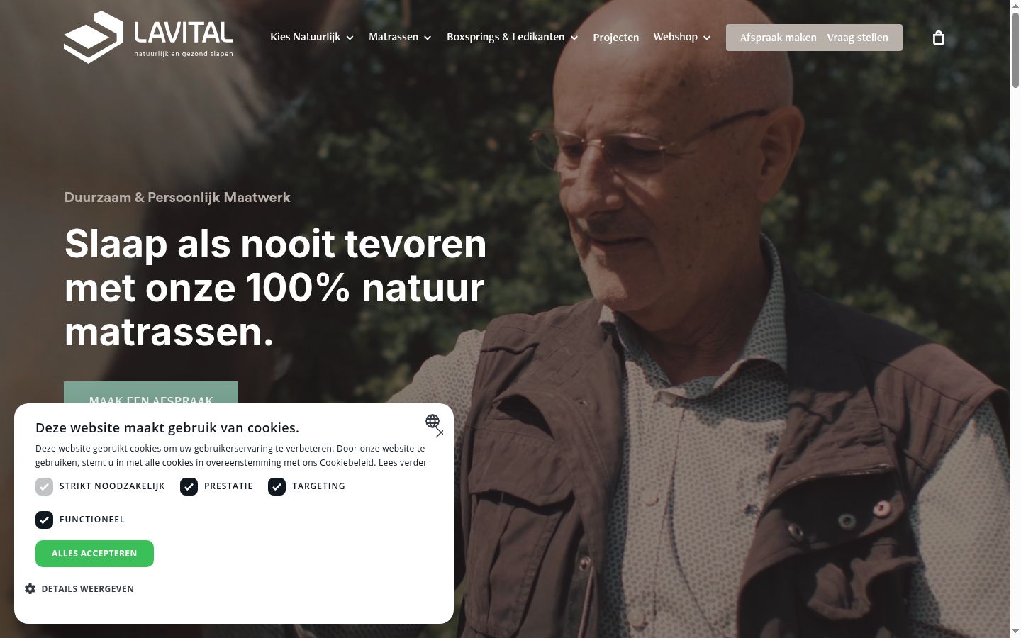 Screenshot tal-banner tal-kunsens muri qabel kwalunkwe interazzjoni