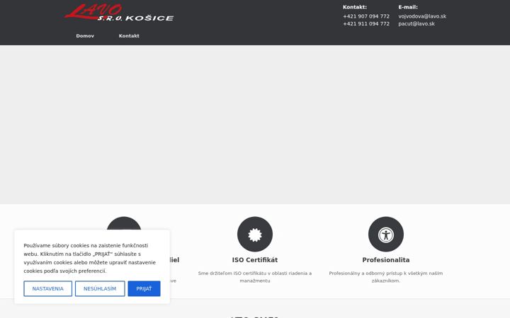 Screenshot of lavo.sk