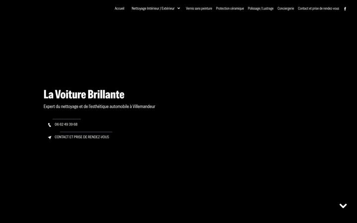 Screenshot of lavoiturebrillante.com