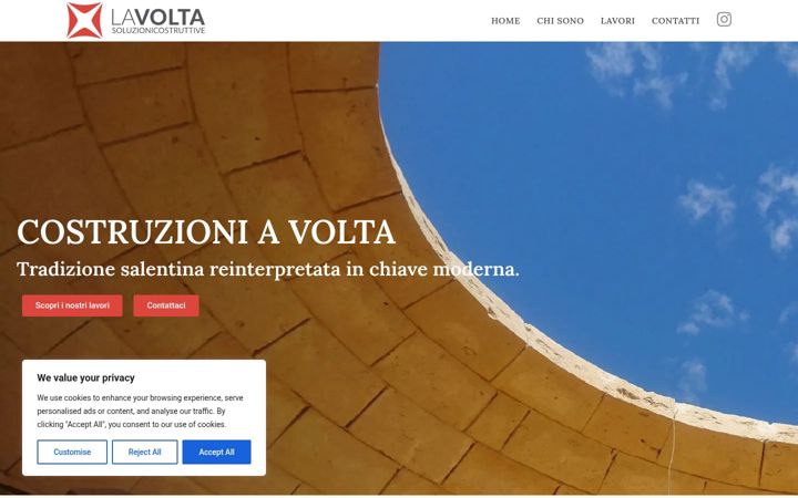 Screenshot of lavoltasoluzioni.it