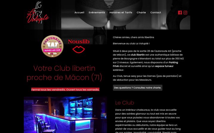 Screenshot of lavolupte-club.com