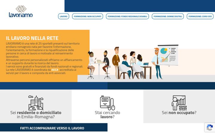 Screenshot of lavoriamo.it