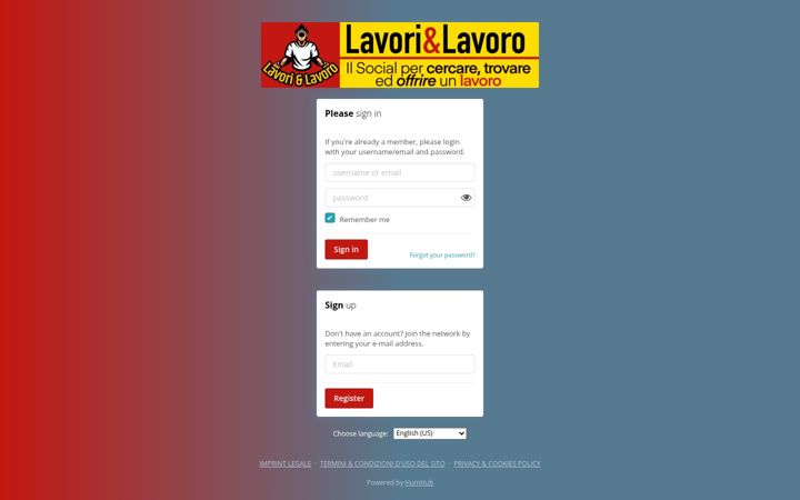 Screenshot of lavorielavoro.it