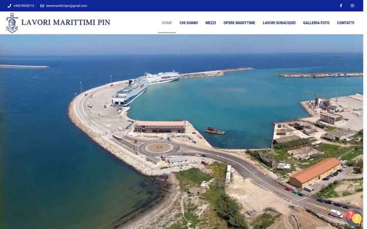 Screenshot of lavorimarittimipin.com