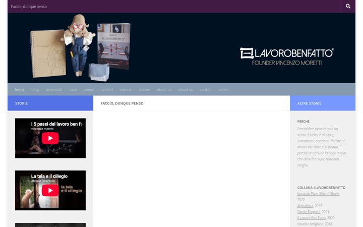 Screenshot of lavorobenfatto.org