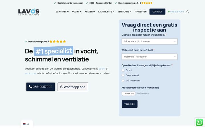 Screenshot of lavostotaalservice.nl