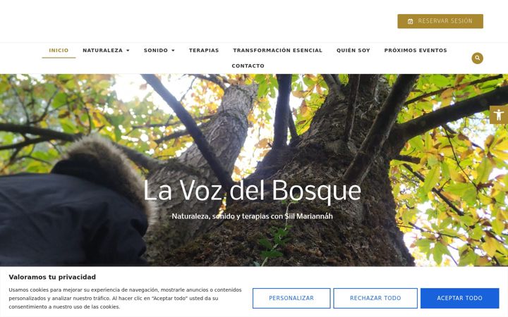 Screenshot of lavozdelbosque.com