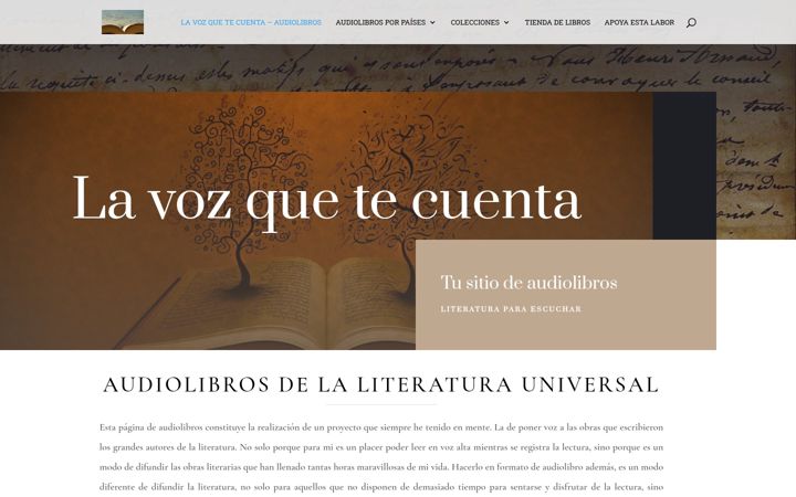 Screenshot of lavozquetecuenta.com