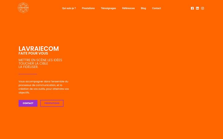 Screenshot of lavraiecom.fr