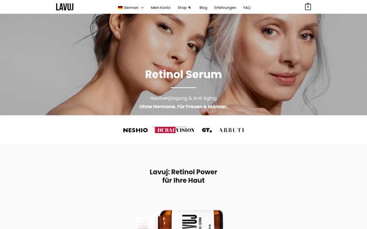Screenshot of lavuj.com