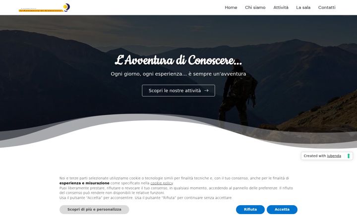 Screenshot of lavventuradiconoscere.it