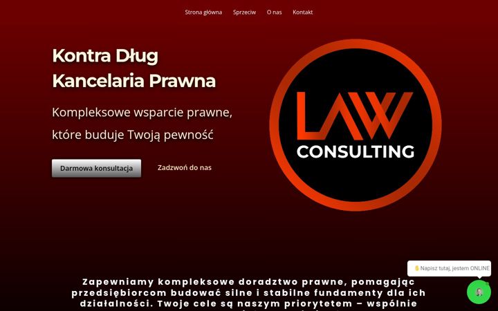 Skärmbild av law-consulting.pl