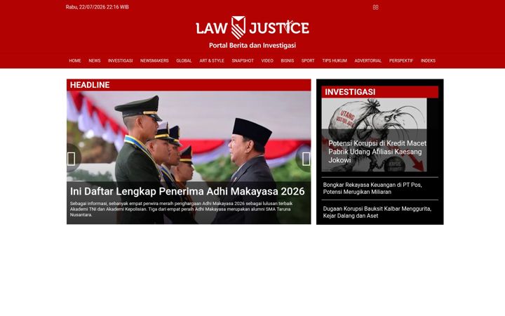 Screenshot of law-justice.co