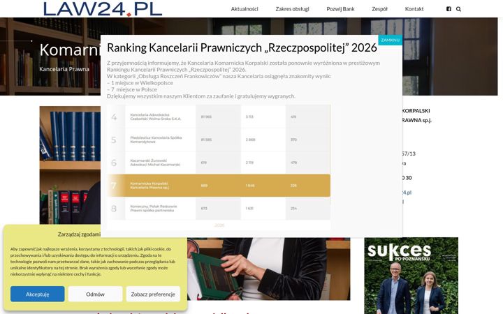 Screenshot of law24.pl