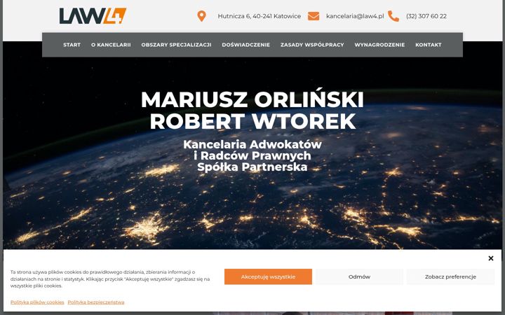 Screenshot of law4.pl