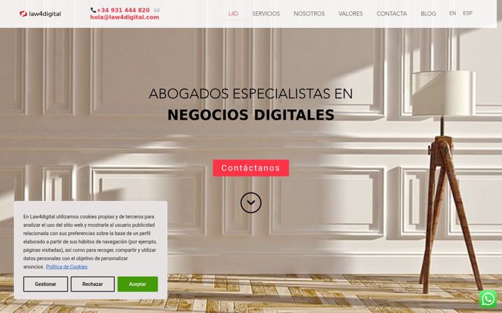 Screenshot of law4digital.com