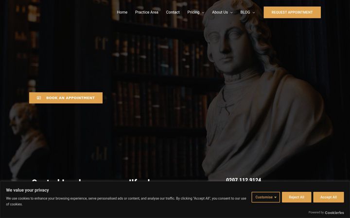 Screenshot of lawandcosolicitors.com