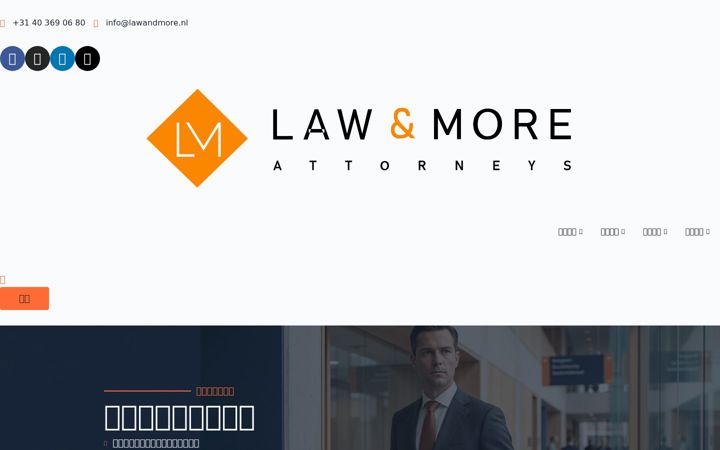 Screenshot of lawandmore.cn.com