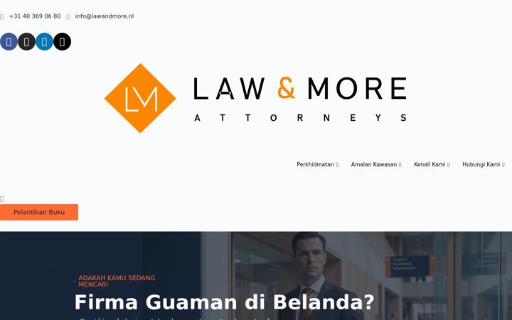 Screenshot of lawandmore.my