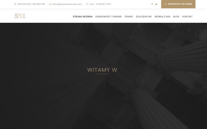 Screenshot of lawandtaxcare.com