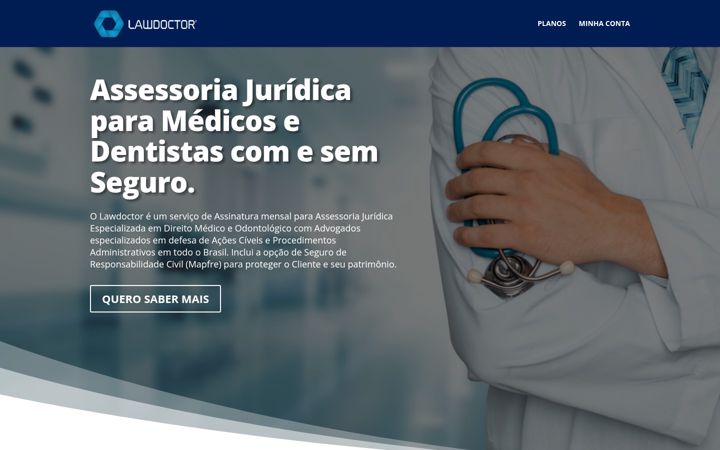 Screenshot of lawdoctor.com.br