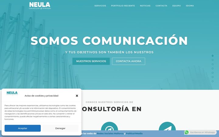 Screenshot of lawebdeneula.es