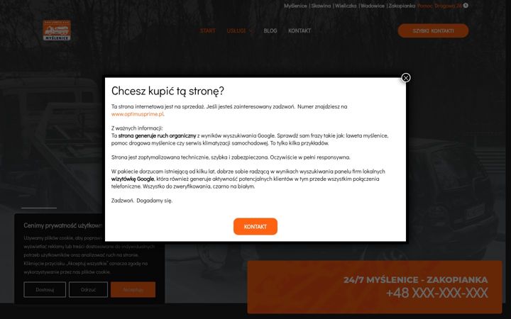 Screenshot of lawetamyslenice.pl