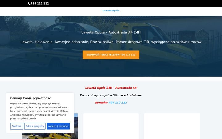 Screenshot of lawetaopole24.pl