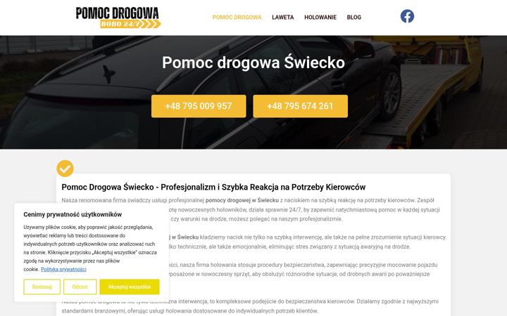 Screenshot of lawetaswiecko.pl