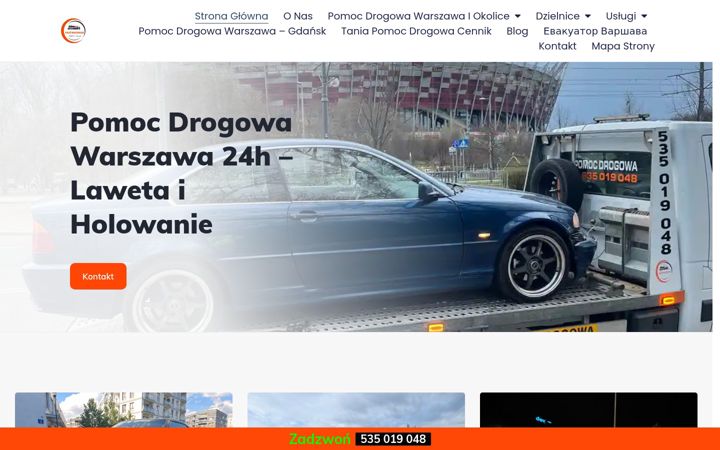 Screenshot von lawetawaw.pl