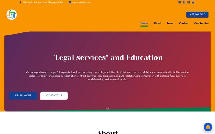 Screenshot of lawijs.com