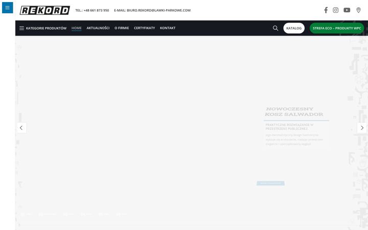 Screenshot of lawki-parkowe.com