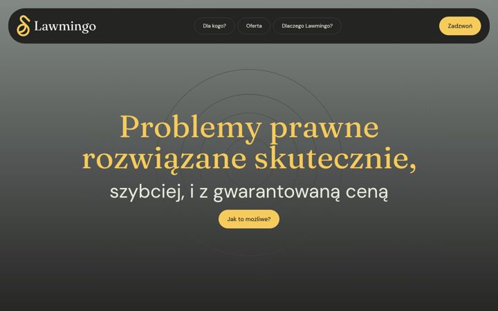 Screenshot of lawmingo.eu