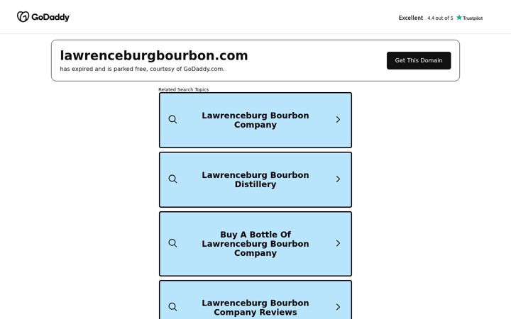 Screenshot of lawrenceburgbourbon.com