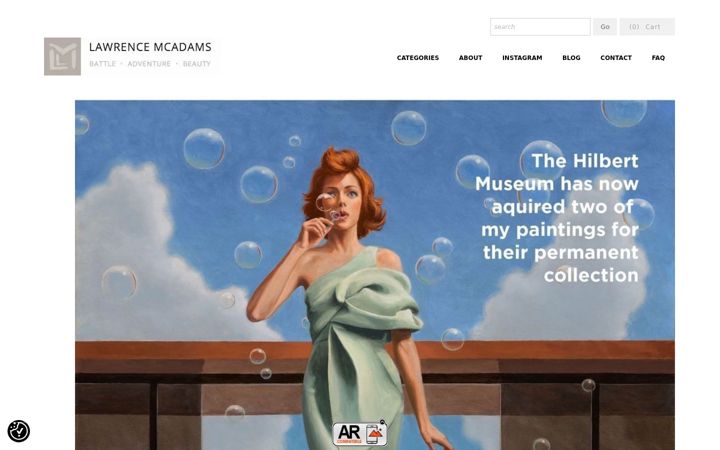 Screenshot of lawrencemcadams.com