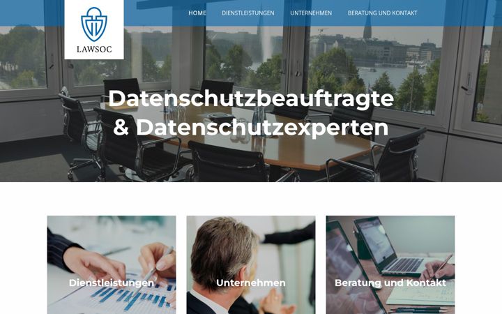 Screenshot of lawsoc.de