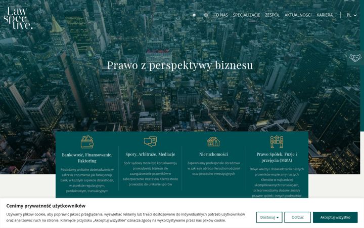 Screenshot of lawspective.pl