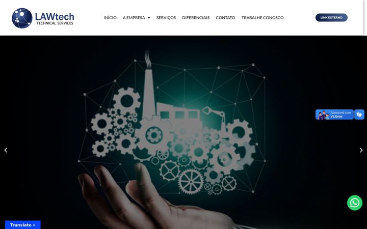 Screenshot of lawtech.com.br