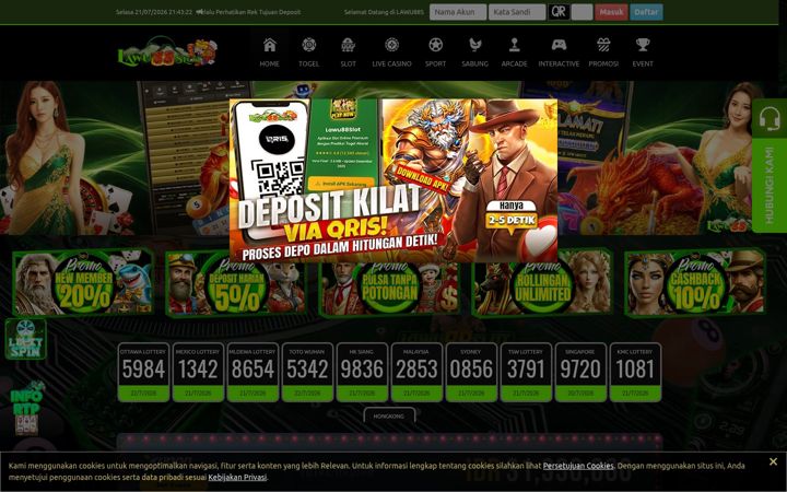 Screenshot of lawu88slotx18.vip