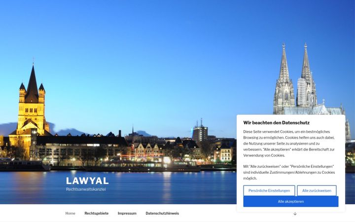 Screenshot of lawyal.de