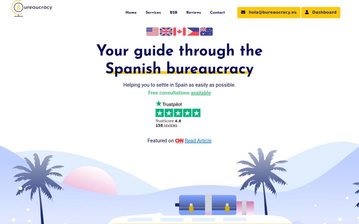 Screenshot of lawyer-spain.com