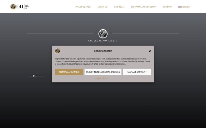 Screenshot of lawyers4lawyer.co.uk