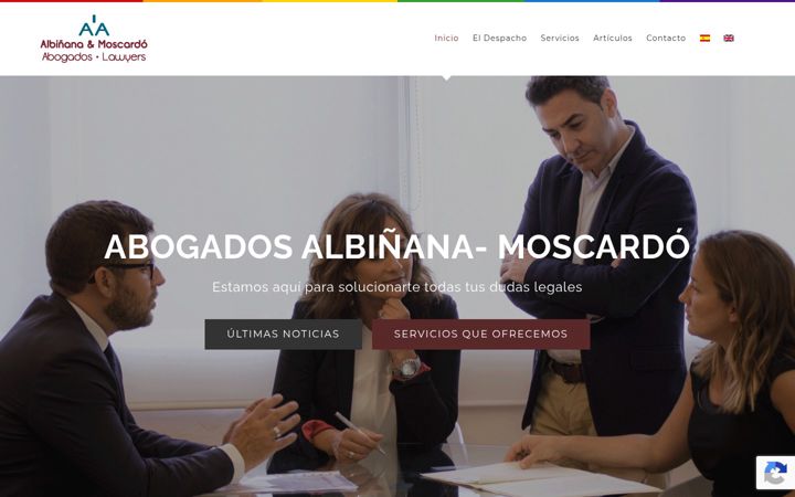 Screenshot of lawyersinvalencia.com