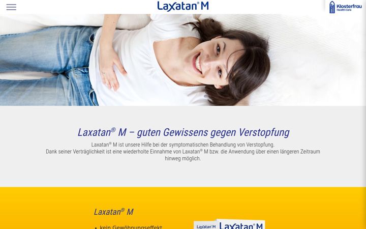 Screenshot of laxatan.de