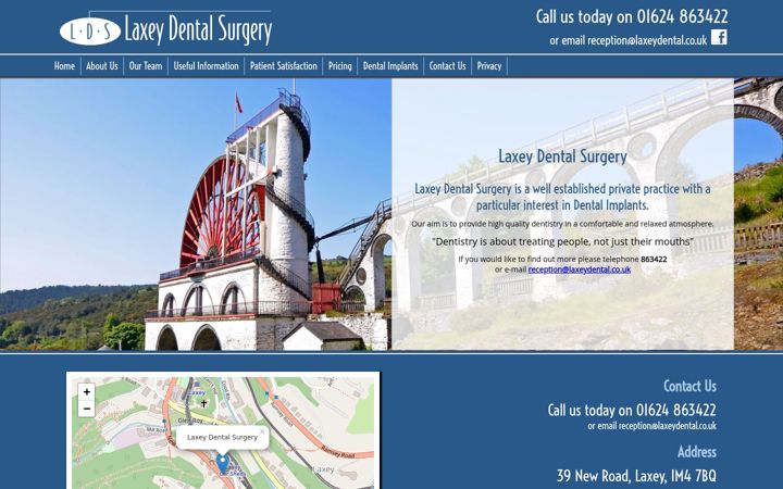 Screenshot of laxeydental.co.uk